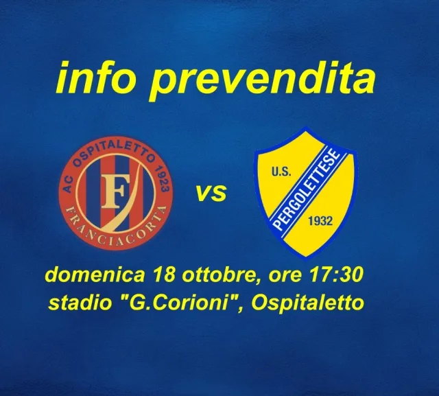 PREVENDITA APERTA